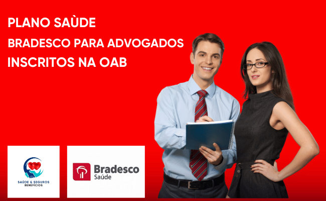 Dois advogados conversado sobre o plano de saúde da BRADESCO